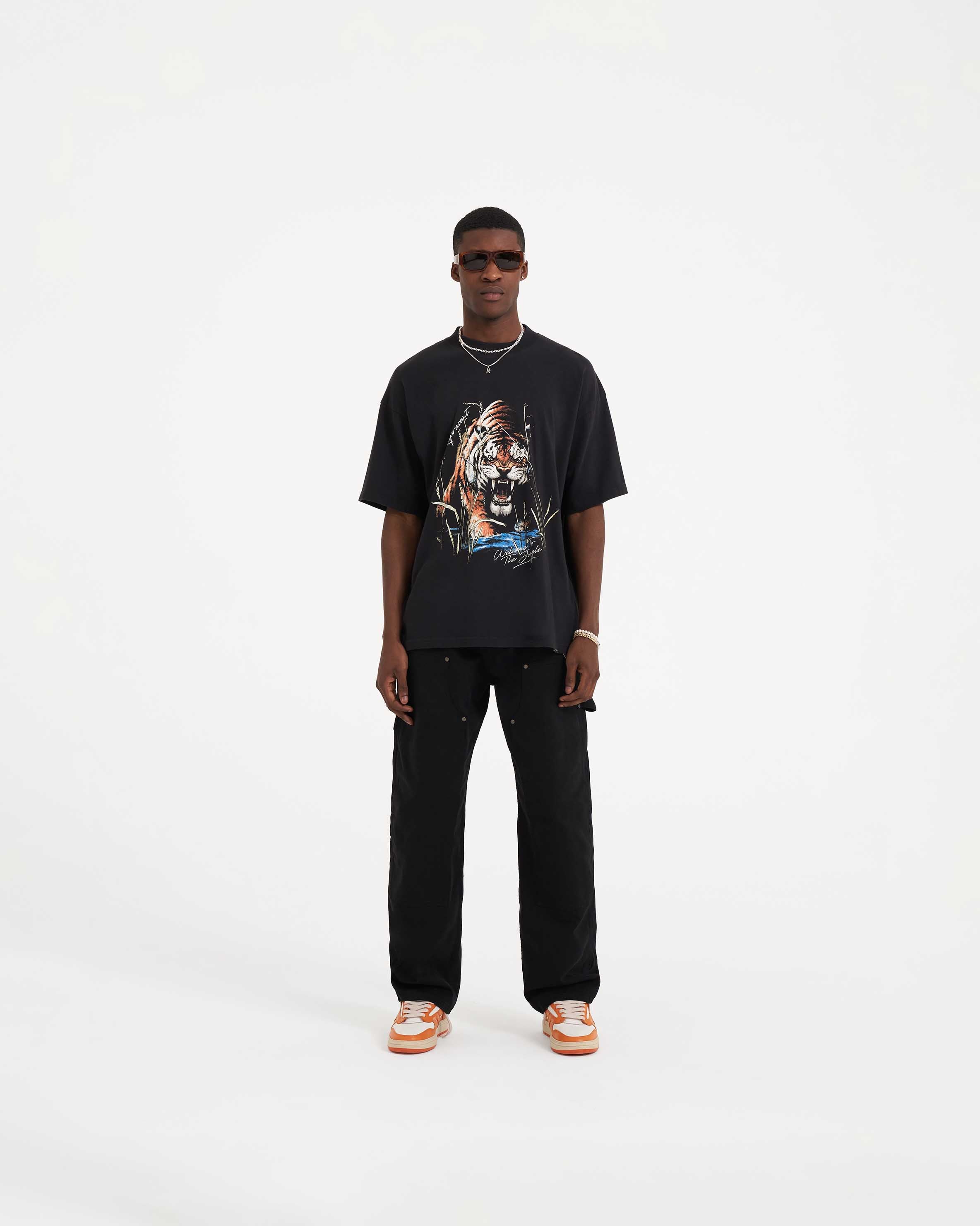 Welcome To The Jungle T-Shirt - Off Black