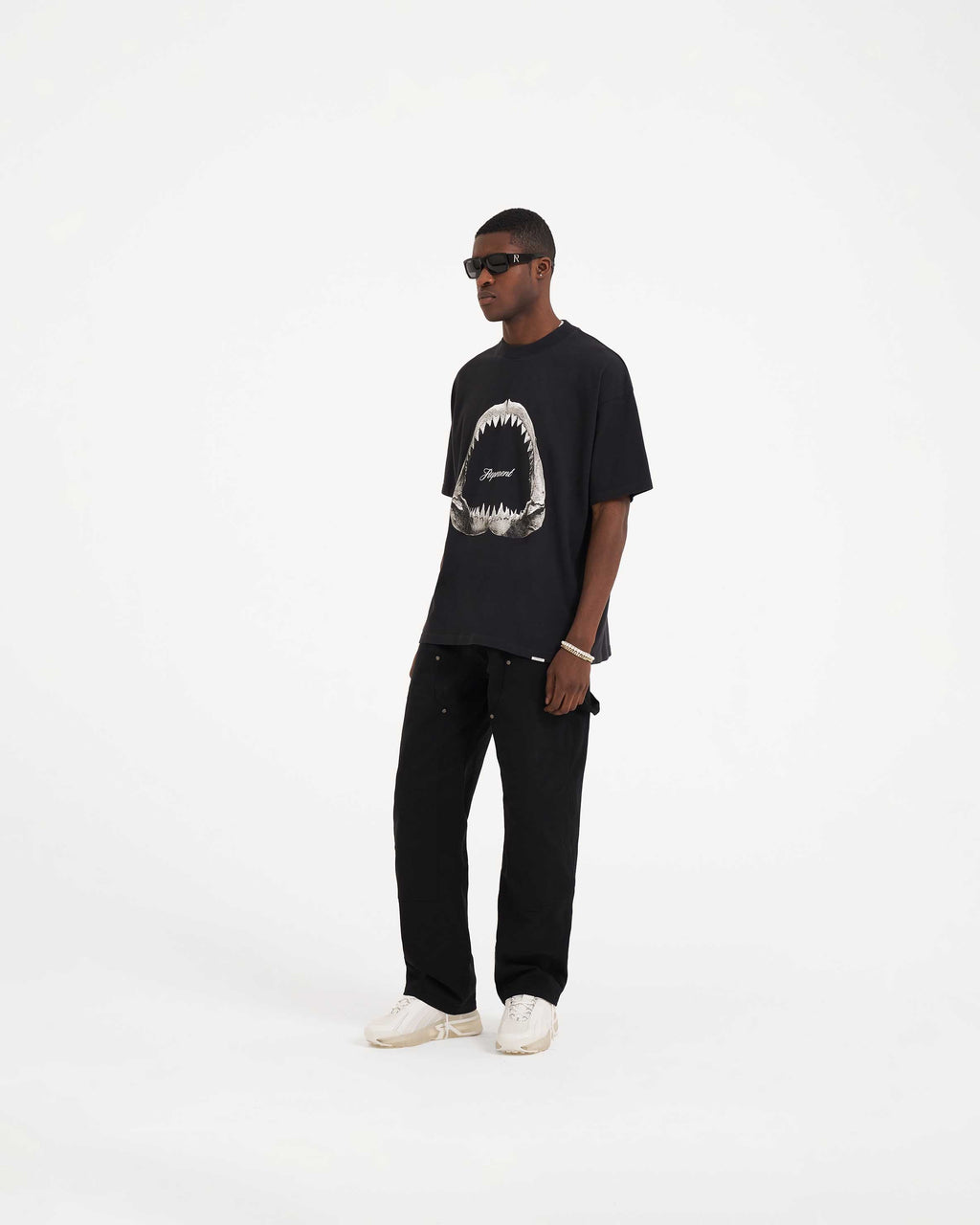Shark Jaws T-Shirt - Off Black