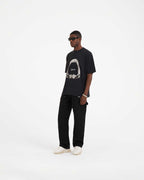 Shark Jaws T-Shirt - Off Black