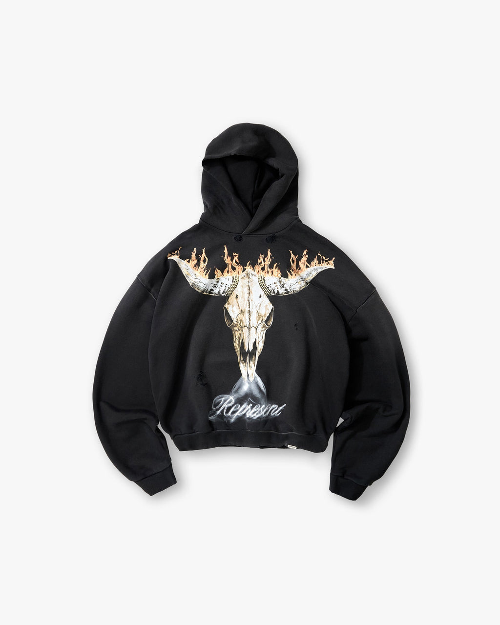British Cowboys Hoodie - Stained Black