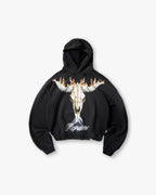 British Cowboys Hoodie - Stained Black