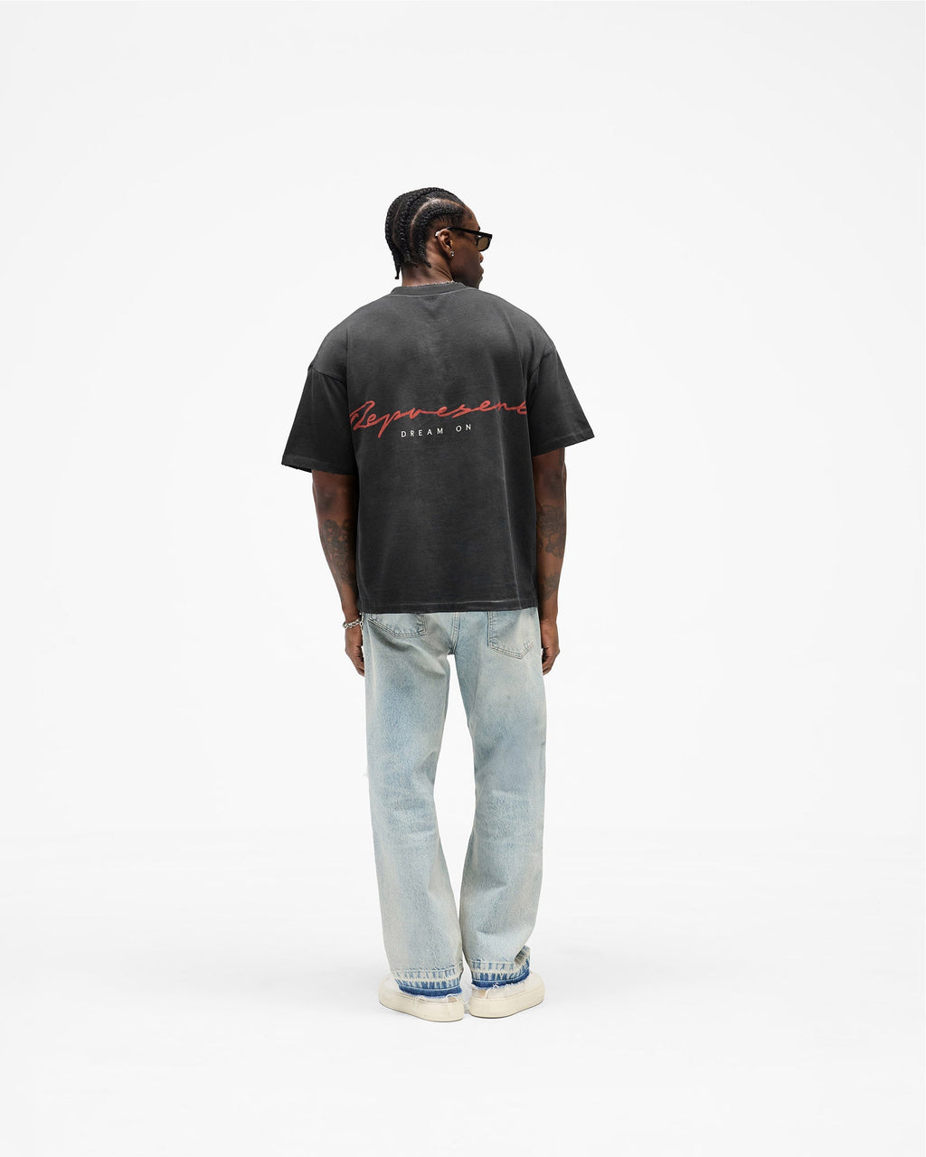 Chrome Flight T-Shirt - Stained Black
