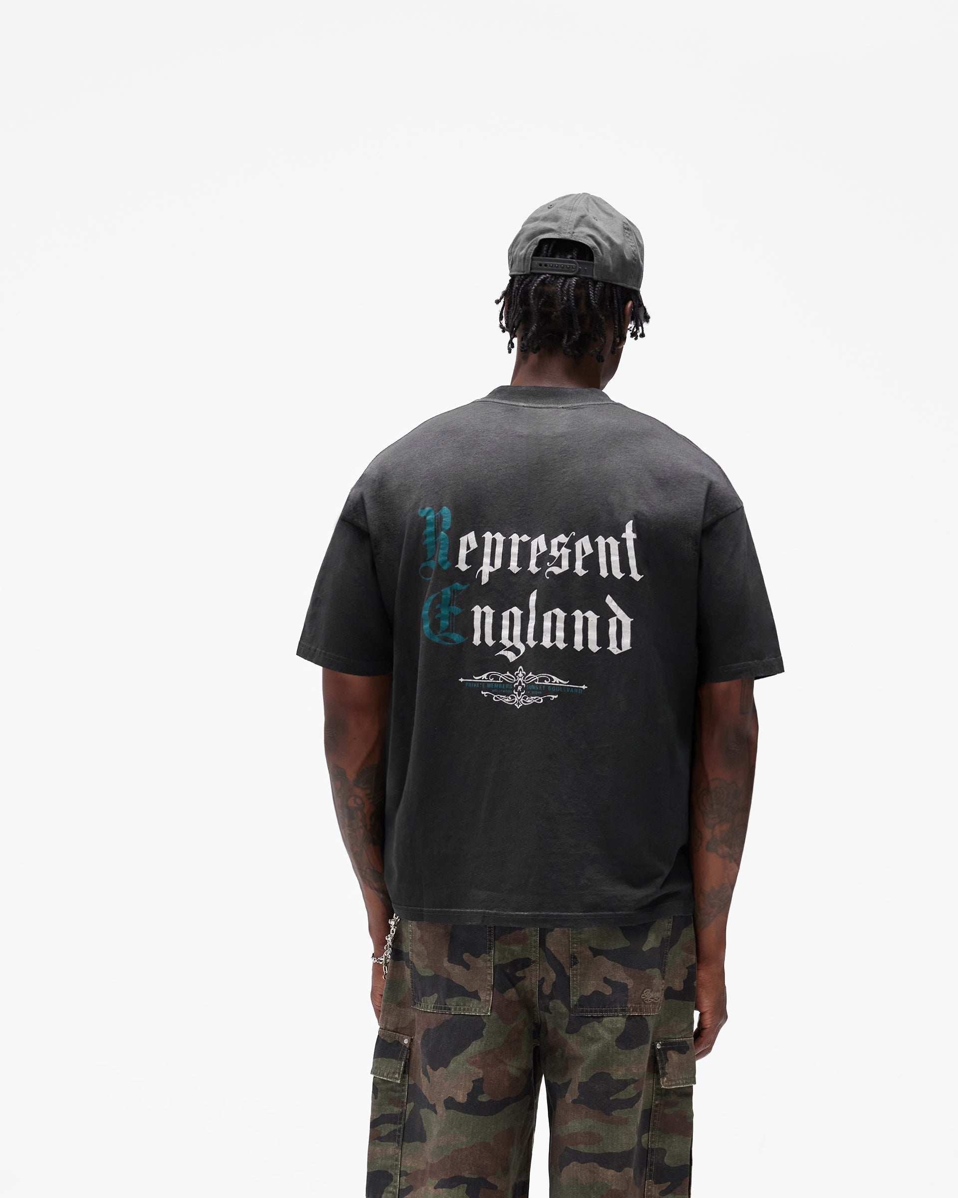 Private Members T-Shirt - Stained Black
