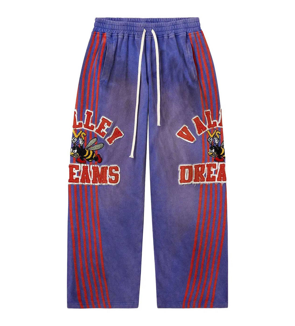 Vale Forever Anthem Sweatpants — Blue / Red