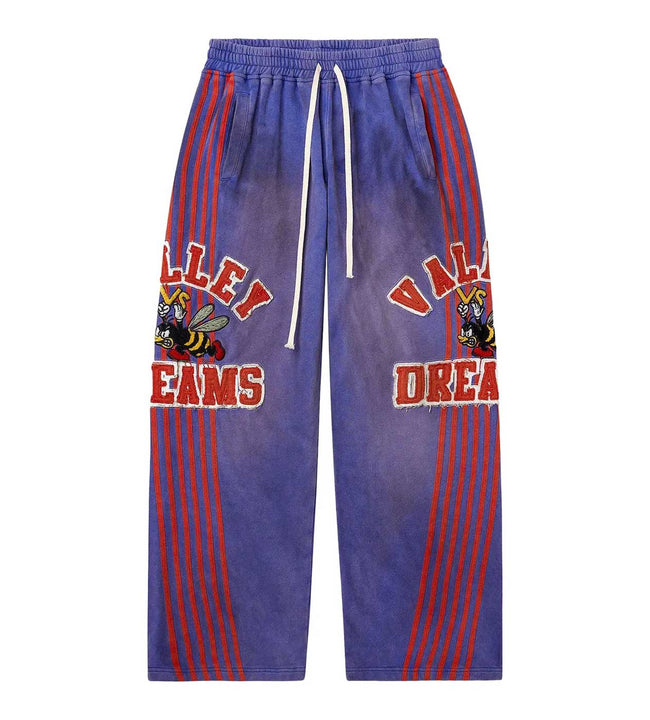 Vale Forever Anthem Sweatpants — Blue / Red Hover Image