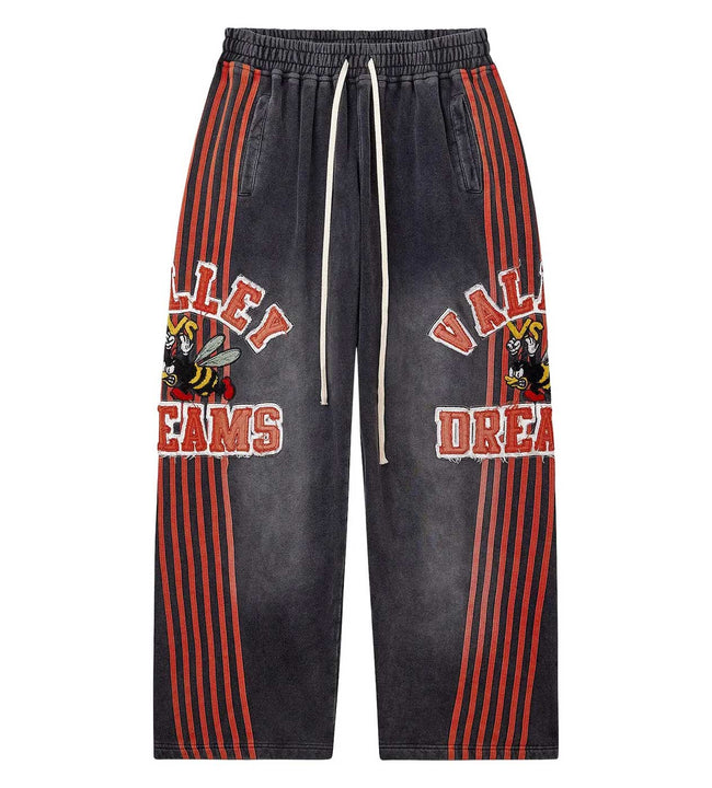 Vale Forever Anthem Sweatpants — Black / Red Hover Image