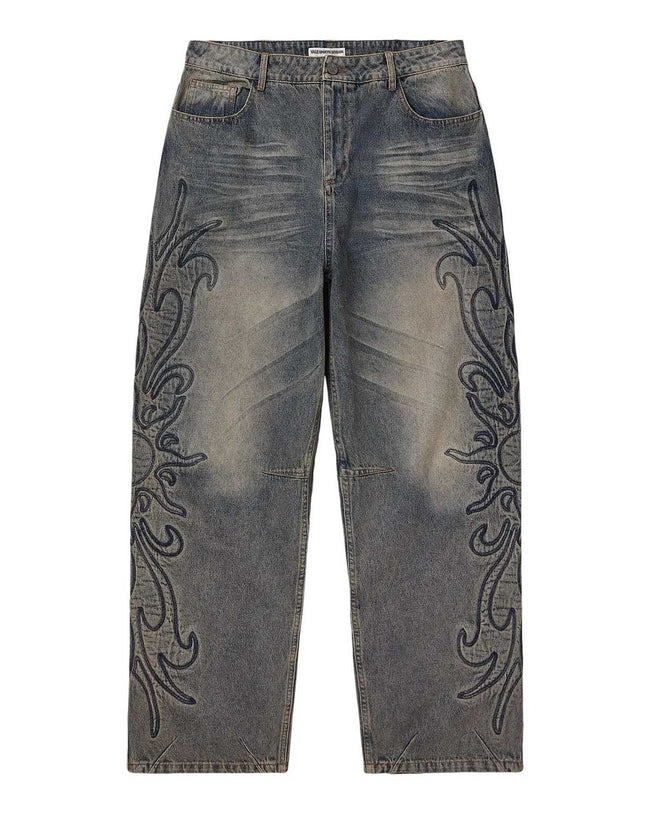 Vale Forever Flare Denim — Light Rinse Grey Hover Image