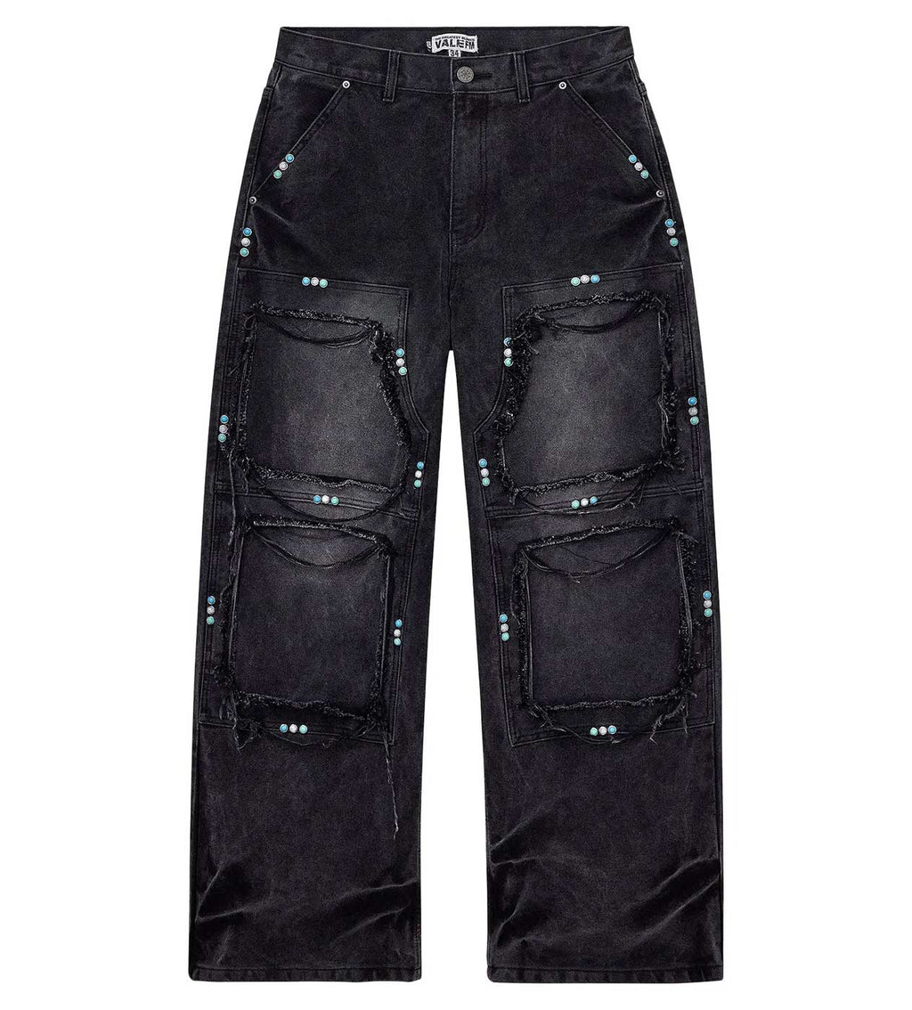 Vale Forever GEM Painter Denim — Black