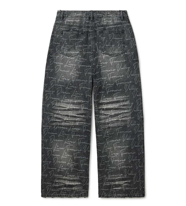 Vale Forever Letter To Vale Denim — Black Main Image