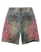Vale Forever Lucky Charms Jorts Pink