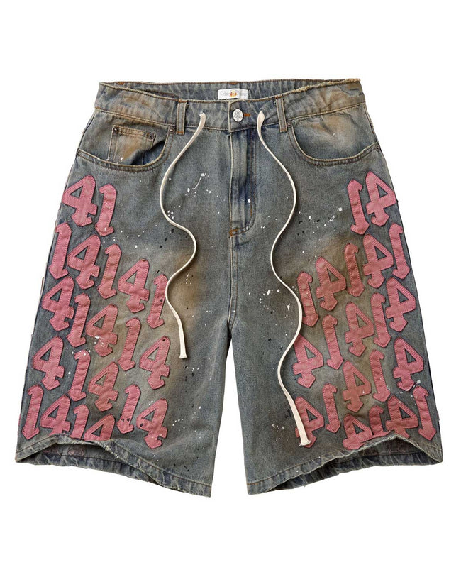 Vale Forever Lucky Charms Jorts Pink Hover Image