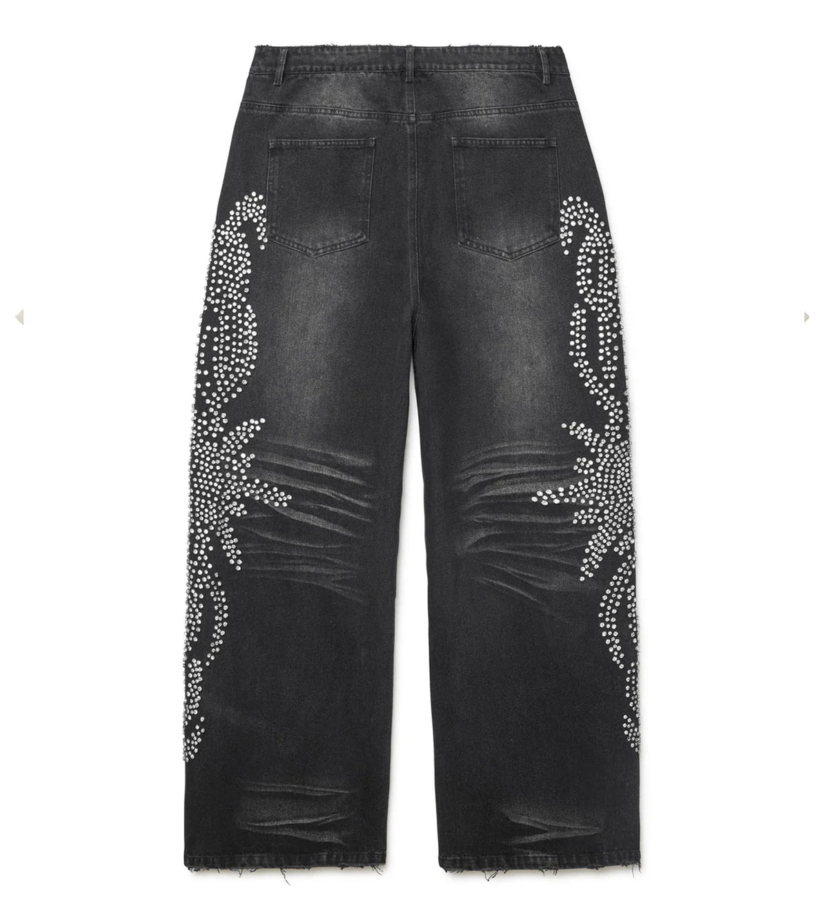Vale Forever Mono Tsunami Denim Pants — Black