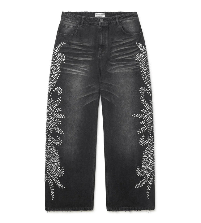 Vale Forever Mono Tsunami Denim Pants — Black Hover Image