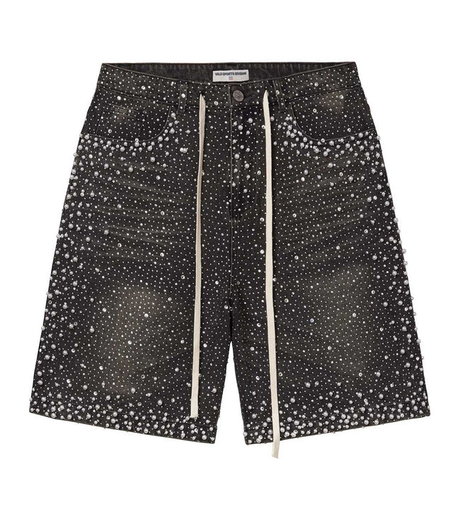 Vale Forever Rainstorm Jorts Black Hover Image