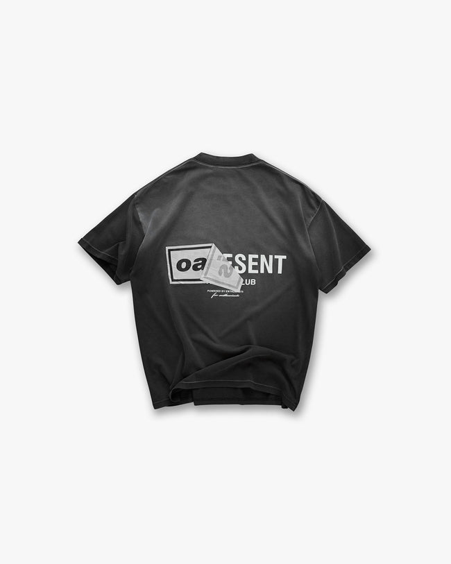 Represent X Oasis Owners Club T-Shirt - Stained Black Hover Image