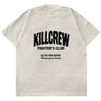 RELAXED FIT RIGOROUS TRAINING T-SHIRT - CREAM / BLACK