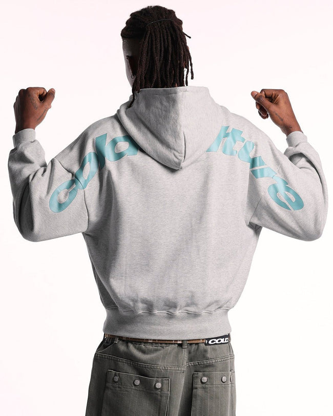 CURVED HOODIE ASH GREY Main Image