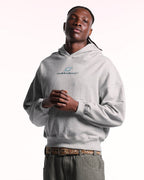 CURVED HOODIE ASH GREY