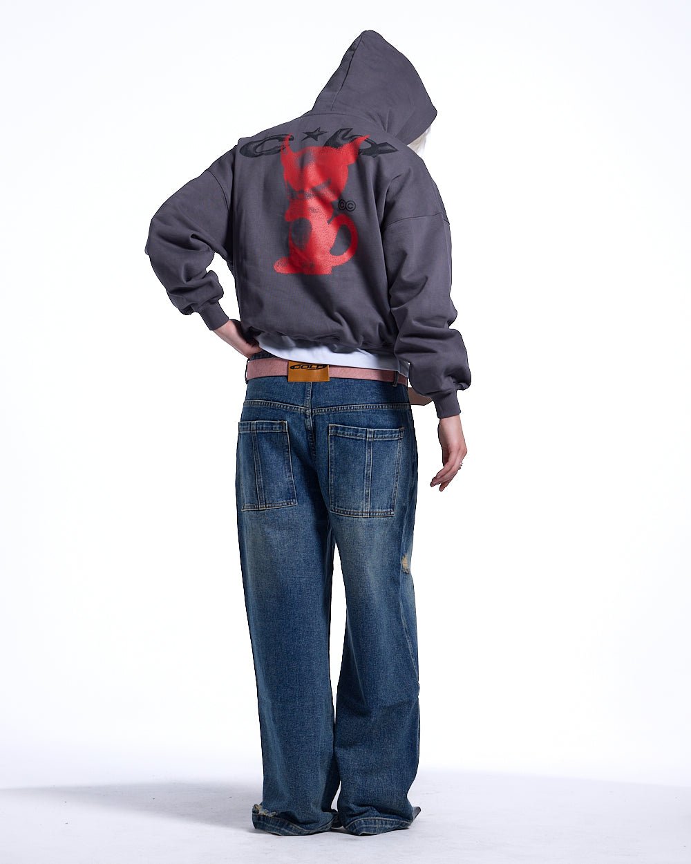 DEMON HOODIE GREY