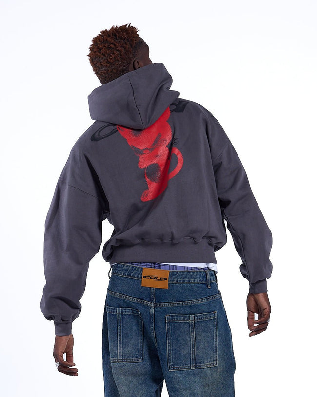DEMON HOODIE GREY Main Image