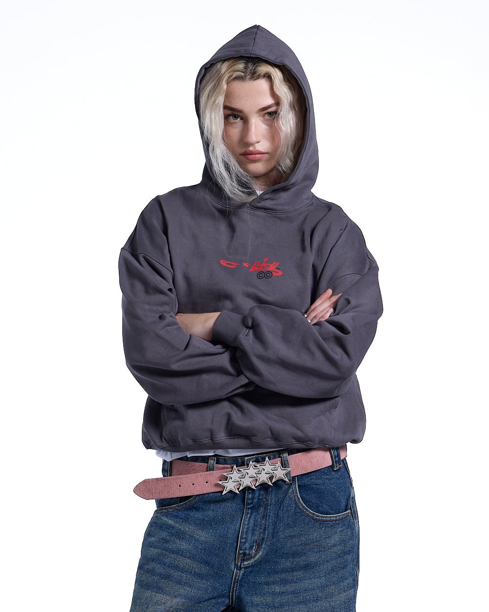 DEMON HOODIE GREY