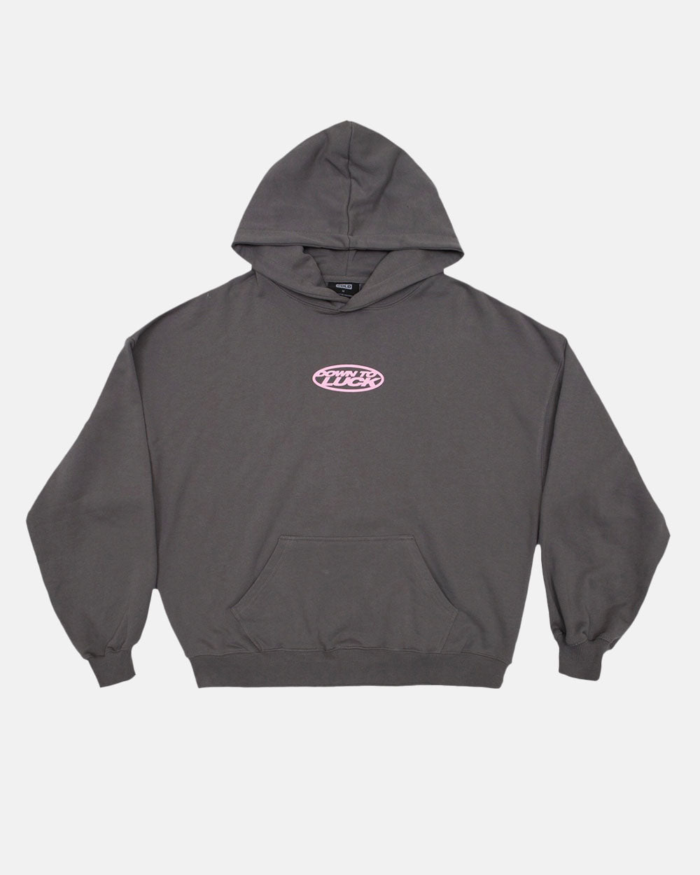 DOWN TO LUCK HOODIE SMOKEY GREY
