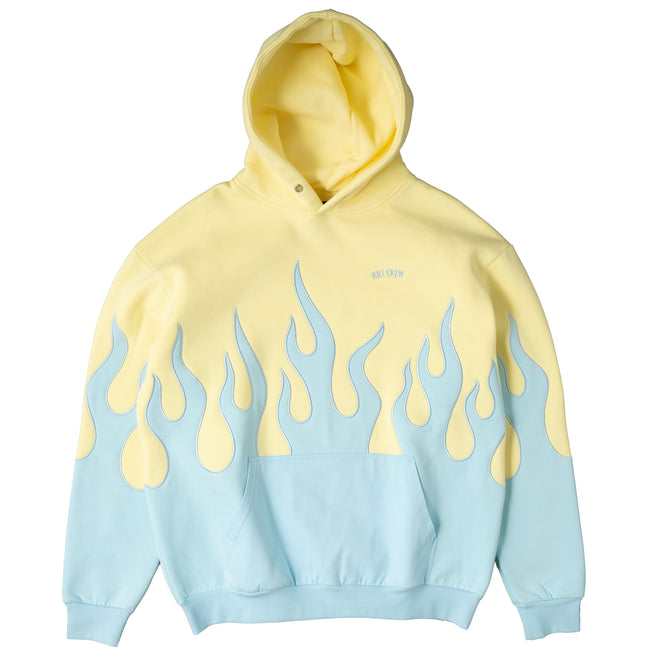 OVERSIZED PREMIUM HEATER HOODIE - YELLOW / BLUE Hover Image