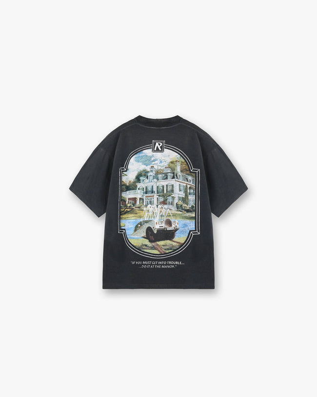 Revere Manor T-Shirt - Stained Black Main Image