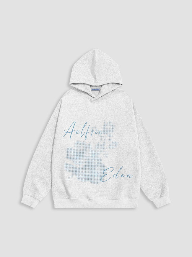 Aelfric Eden Oversized Flower Pattern Hoodie Main Image