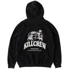 OVERSIZED LUX BOXING DEPARTMENT HOODIE - BLACK / WHITE