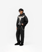 British Cowboys Hoodie - Stained Black