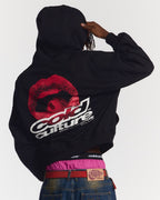 LIP COMBO HOODIE BLACK
