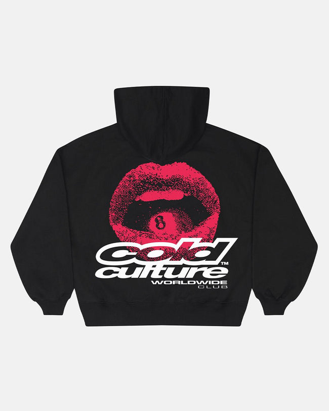 LIP COMBO HOODIE BLACK Hover Image