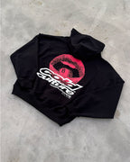 LIP COMBO HOODIE BLACK