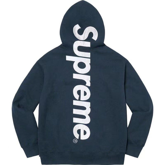Supreme Side Logo Hoodie & Sweatpants Set – Navy Main Image