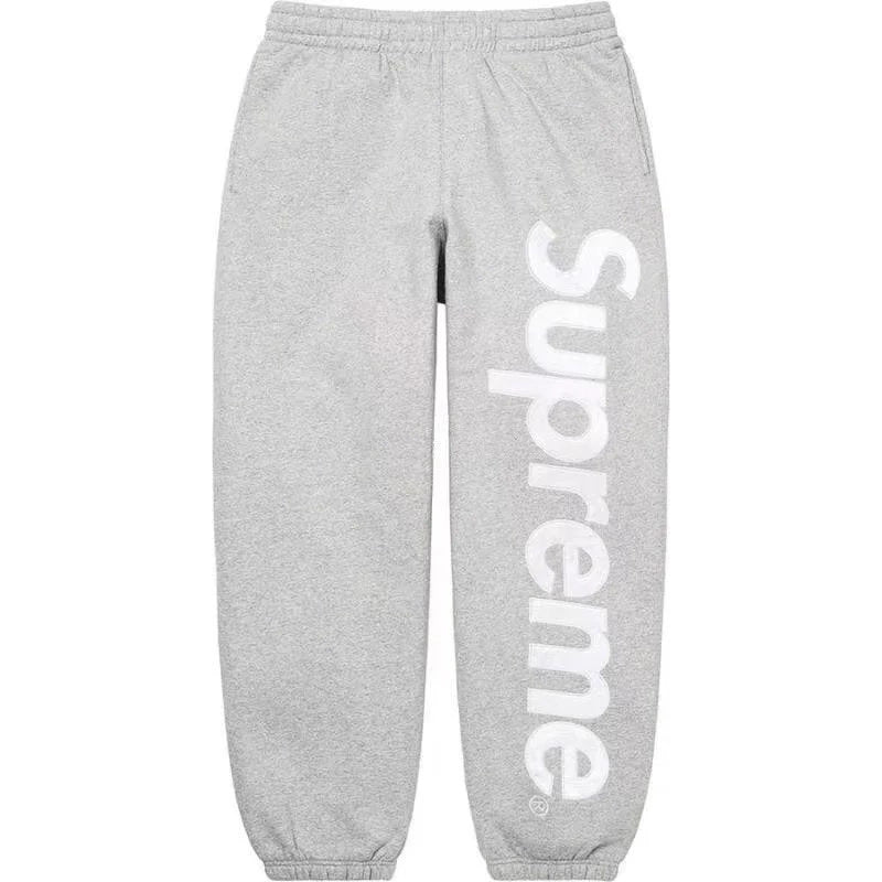Supreme Side Logo Hoodie & Sweatpants Set – Heather Grey