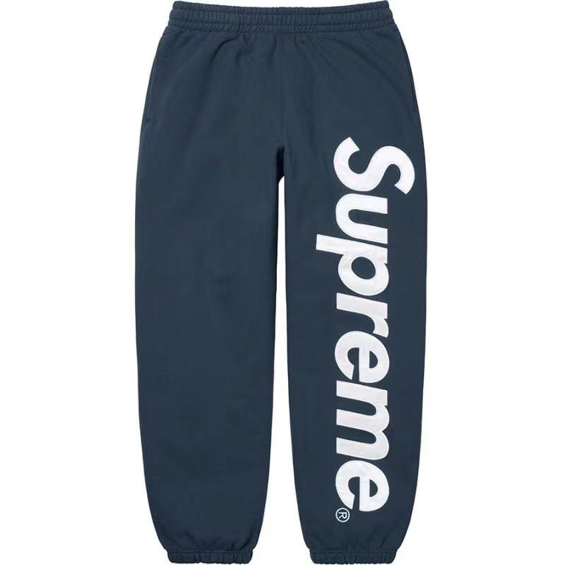 Supreme Side Logo Hoodie & Sweatpants Set – Navy