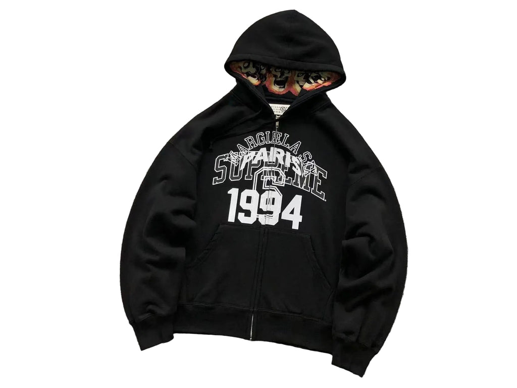 Supreme x Margiela Paris 1994 Zip Hoodie & Sweatpants Set – Black
