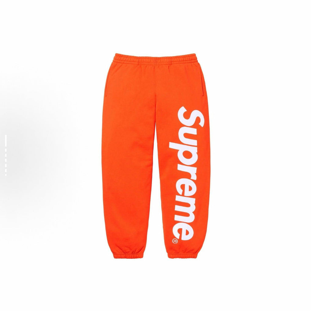 Supreme Side Logo Hoodie & Sweatpants Set – Orange
