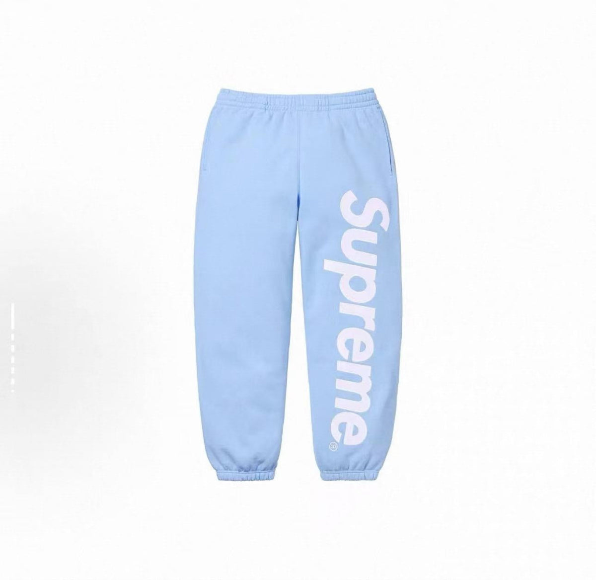 Supreme Side Logo Hoodie & Sweatpants Set – Light Blue