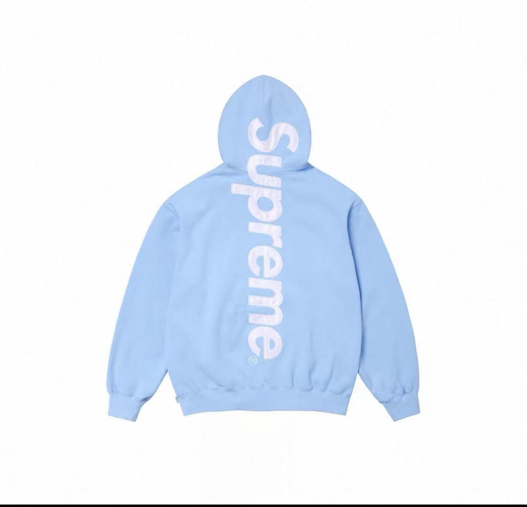 Supreme Side Logo Hoodie & Sweatpants Set – Light Blue