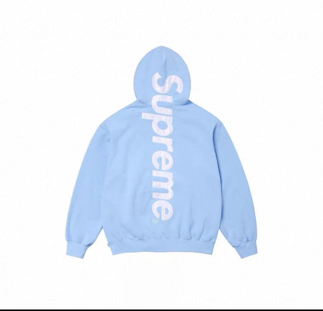 Supreme Side Logo Hoodie & Sweatpants Set – Light Blue Main Image