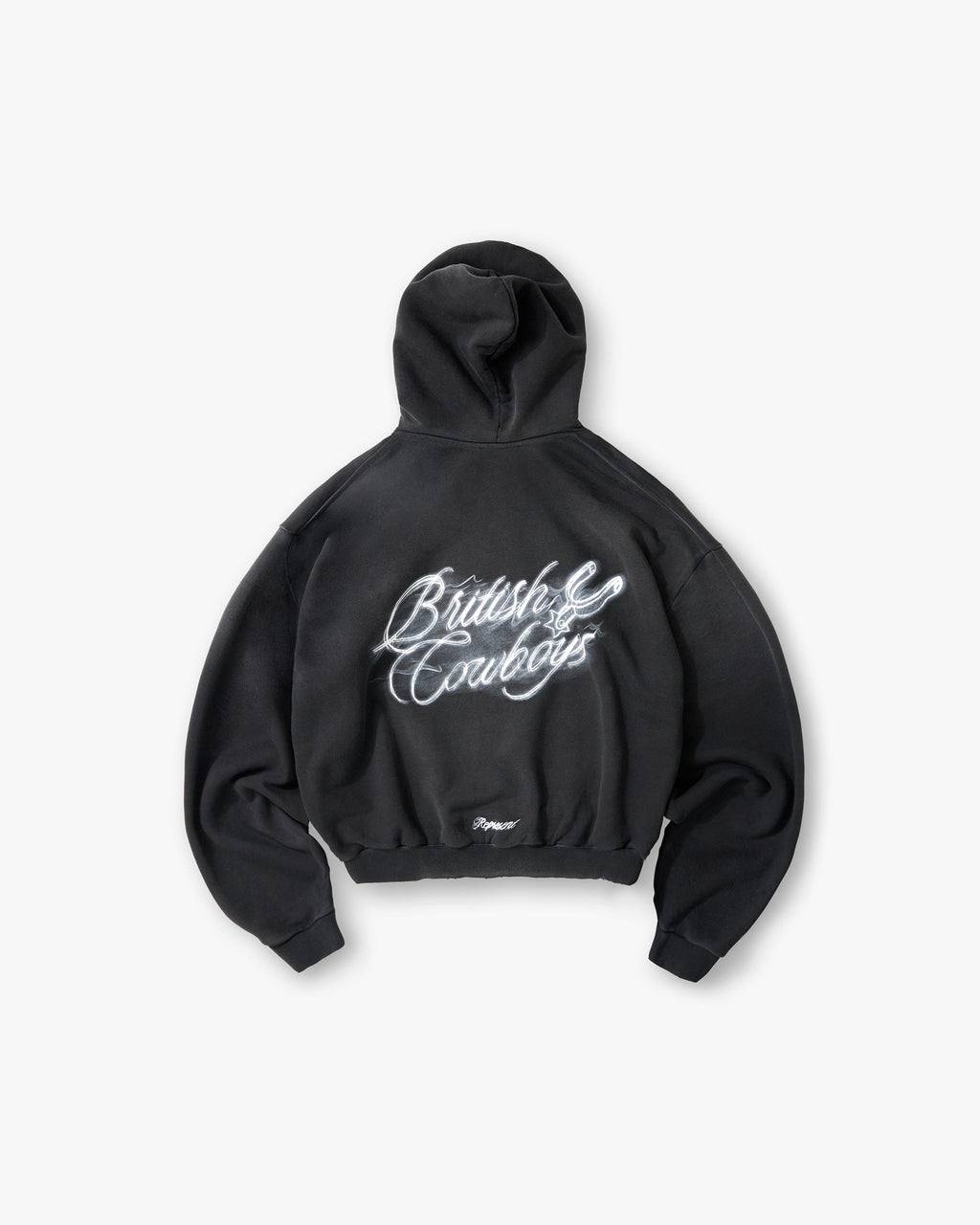 British Cowboys Hoodie - Stained Black