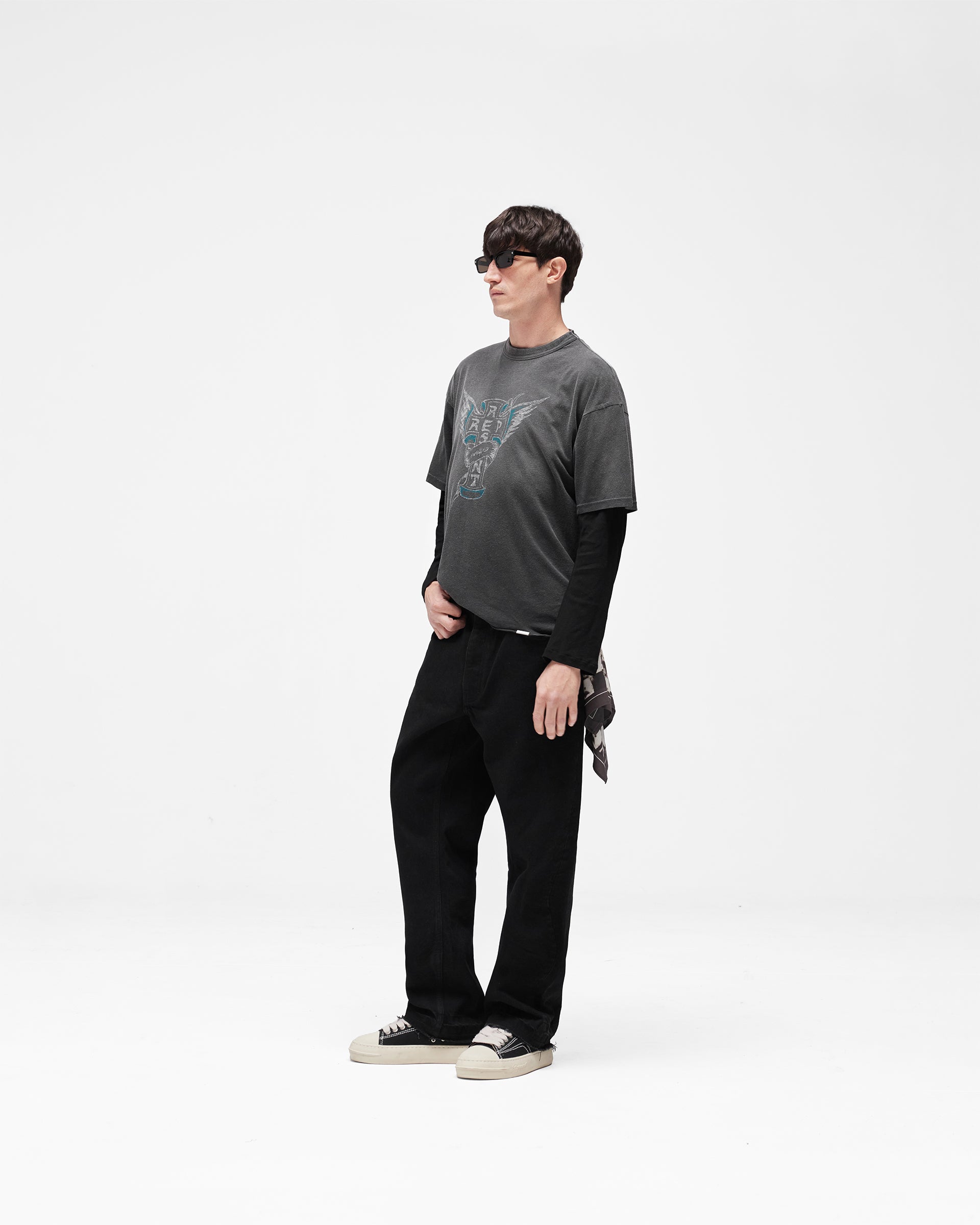 Westside T-Shirt - Stained Black