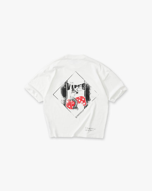 Represent x The Viper Room Dice T-Shirt - Flat White Main Image