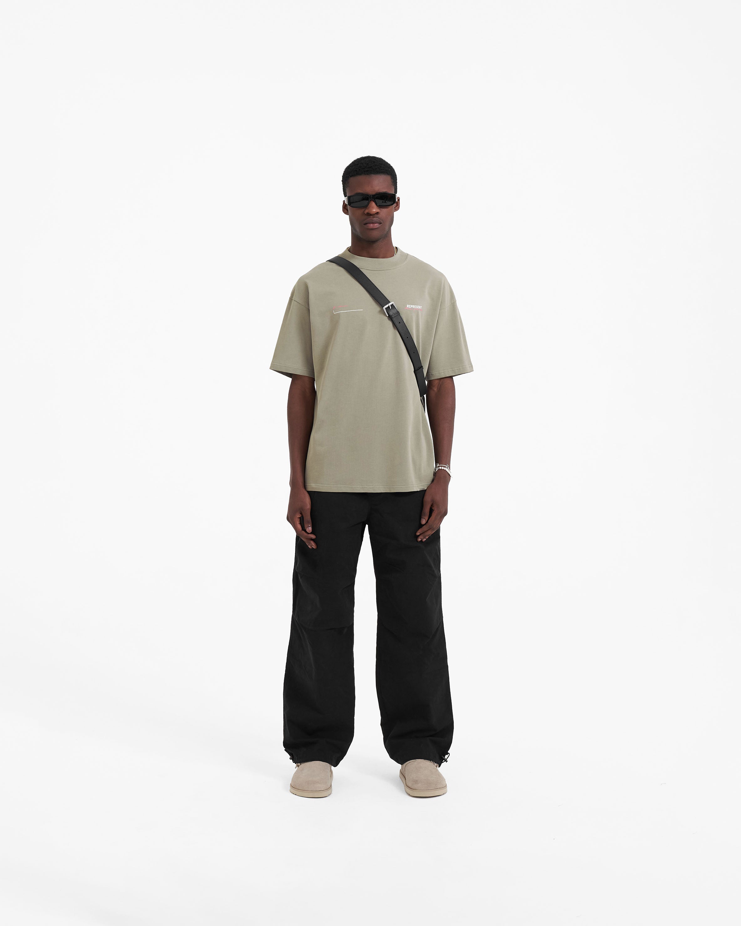 Patron Of The Club T-Shirt - Khaki Pink