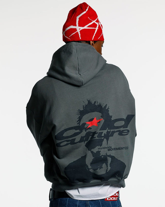 REBEL HOODIE GREY Main Image