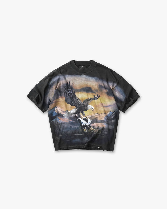 Chrome Flight T-Shirt - Stained Black Hover Image