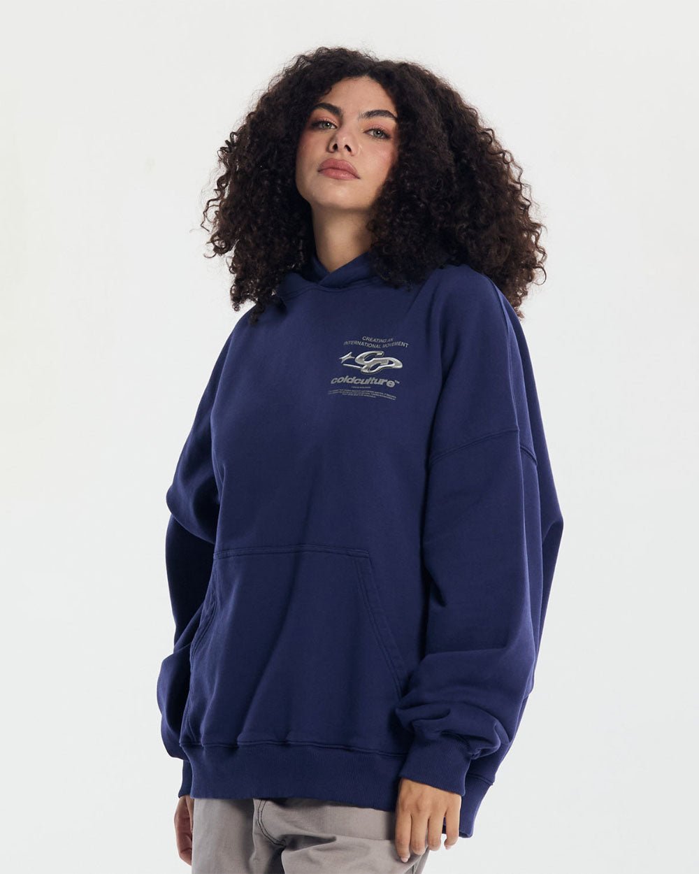 SPARKLY HOODIE COSMIC BLUE