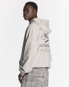 SPARKLY HOODIE PEARL GREY